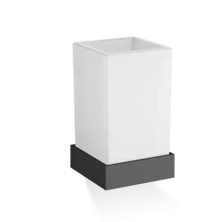 Decor Walther Corner WMG Стакан подвесной, стекло сатинированное, цвет: черный матовый 0561760