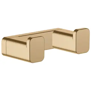 Hansgrohe AddStoris Крючок двойной для полотенец, латунь цвет: бронза 41755140