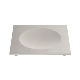 Decor Walther Cube DW 351 Мыльница с латунной чашей, настольная, цвет: никель сатин. 0837234