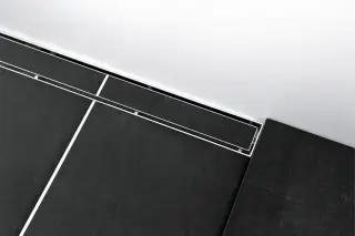 Tece Drainline Дренажный канал для пристенного монтажа 90 см, цвет: нерж. сталь глянцевая 600901