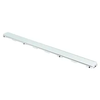 Tece Drainline Стеклянная панель для душевого канала прямая 120 см, цвет: зеленый глянцевый 601290