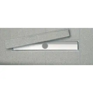 Tece Drainline Лоток plate, 100 см, основа для плитки, нержавеющая сталь 601070