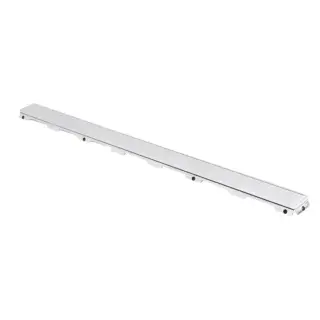 Tece Drainline Стеклянная панель для душевого канала прямая 120 см, цвет: белый глянцевый 601291