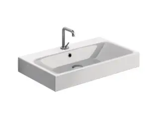 Kerasan Cento Раковина 70x45 см подвесная/накладная, с 1 отверстием под смеситель, цвет: Bianco 353201*1