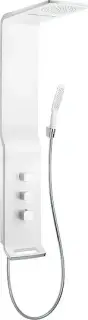 Hansgrohe Raindance Душевая панель: термостат, верхний душ 2 режима 18 см, лейка, цвет: белый/хром 27008400