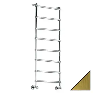 Margaroli Sole 442 Полотенцесушитель водяной для ГВС 53,5х144h (47), нижнее, цвет: bronze/old brass 4424708ACOB