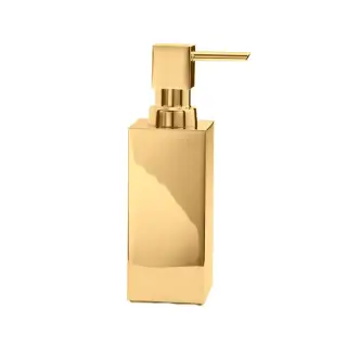 Decor Walther Cube DW 395 Дозатор для мыла, настольный, цвет золото матовое 0839782