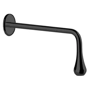 Gessi Goccia Излив настенный 20 см, цвет: matte black 33715#299