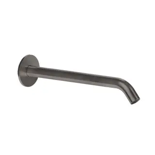 Gessi 316 Intreccio Излив настенный 20,1 см, цвет: black metal brushed PVD 54110#707