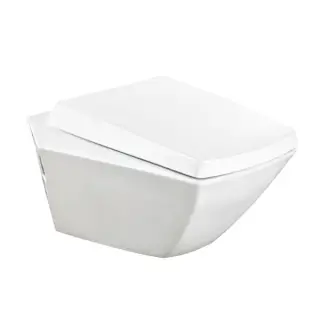 Toto Jewelhex Унитаз подвесной, 45,2x56xh33,2 см, без сиденья, CeFiONtect, цвет белый CW682E#XW