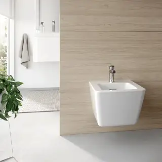 Toto SP Биде подвесное 54х38хh29 см, 1 отверстие под смеситель, цвет: белый глянцевый B532E#XW