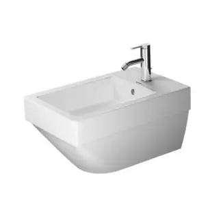 Duravit Vero Air Биде подвесное 37x57 см, с 1 отверстием под смеситель и креплением, цвет: белый 2274150000