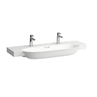 Laufen New Classic Раковина накладная 120х48хh16,5 см, с 2 отв., цвет белый 8.1385.8.400.107.1