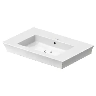Duravit White Tulip Раковина накладная 75х49 cм, с переливом, цвет белый 2363750060