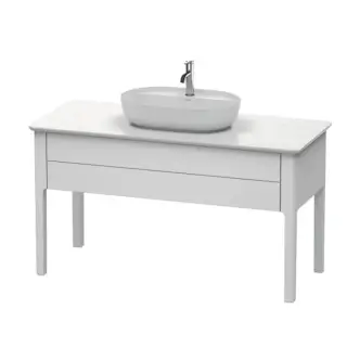 Duravit Luv Раковина на столешницу, 60x40 cм, без площадки, Grau матовый 0379602300