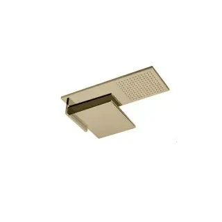 Fantini Venezia Двойной верхний душ, латунь, настенный, цвет Matt British Gold PVD 86 P6 8035B