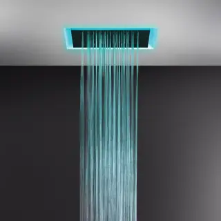 Gessi Afilo Встраиваемая часть верхнего душа 50x50 см 3 вида струи, хромотерапия, цвет: matte white 57509#279