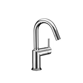 Fantini Cafe Смеситель для раковины, 1 отв., с донным клапаном, излив 13 см, цвет хром 42 02 1804F