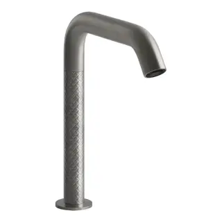 Gessi 316 Intreccio Смеситель для раковины, выс излива 23 cм, цвет: Steel Brushed 54180#239