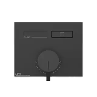 Gessi Hi-Fi Смеситель для душа встраиваемый, запорный вентиль, цвет: black metal brushed PVD 63061#707