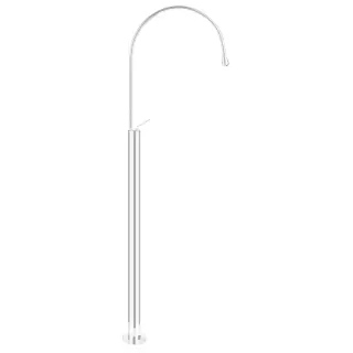 Gessi Goccia Смеситель для раковины напольный, внешняя часть, излив 42,9 см, цвет: matte white 33628#279