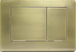 Tece Planus Кнопка смыва для унитаза, металл, цвет: состаренная латунь 9240366