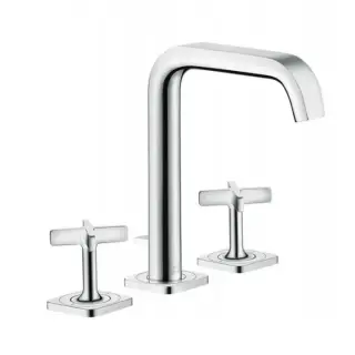 Axor Citterio E Смеситель для раковины двухвентильный на 3 отверстия с донным клапаном, цвет: хром 36108000