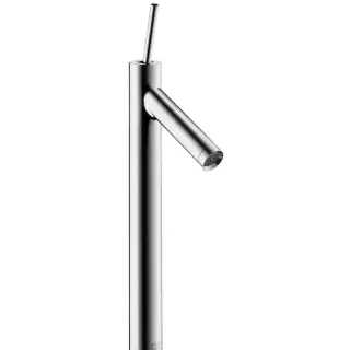 Axor Starck Смеситель для раковины однорычажный высокий с донным клапаном на 1 отверстие, цвет: хром 10129000