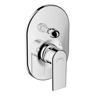 Hansgrohe Vernis Shape Смеситель для ванны встраиваемый на 2 потребителя, внешняя часть, цвет: хром 71458000