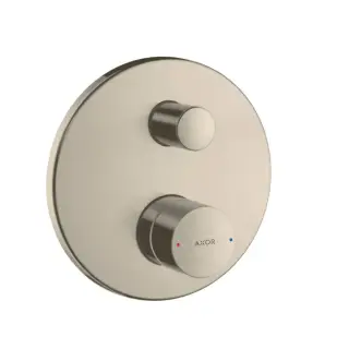 Axor Uno Смеситель для душа встраиваемый на 2 потребителя, внешняя часть, цвет: шлифованный никель 45405820