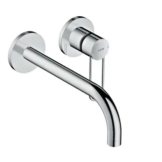 Axor Uno Смеситель для раковины встраиваемый внешняя часть, с донным клапаном, цвет: хром 38122000