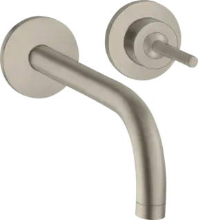 Axor Uno Смеситель для раковины встраиваемый внешняя часть, с донным клап., цвет: шлифованный никель 38113820