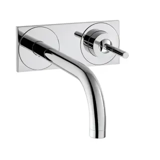 Axor Uno Смеситель для раковины встраиваемый внешняя часть, с донным клапаном, цвет: хром 38115000