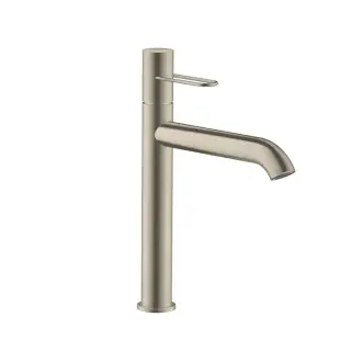 Axor Uno Смеситель для раковины высокий с донным клапаном на 1 отверстие, цвет: шлифованный никель 38032820