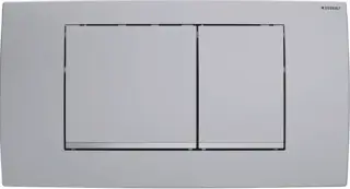 Geberit Twinline 30 Кнопка смыва для инсталляции, пластик, цвет: хром матовый, полоска хром глянец 115.899.KN.1
