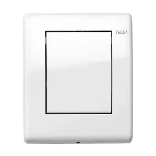 Tece Planus Кнопка смыва для писсуара, металл, цвет: белый глянцевый 9242314