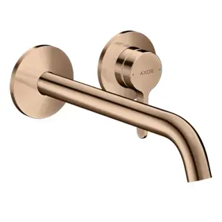 Axor One Смеситель для раковины встраиваемый, внешняя часть, с д/к, цвет: полир. красное золото 48120300