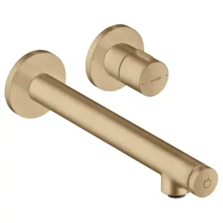 Axor Uno Смеситель для раковины встраиваемый внешняя часть, с дон. клап., цвет: шлифованная бронза 45113140