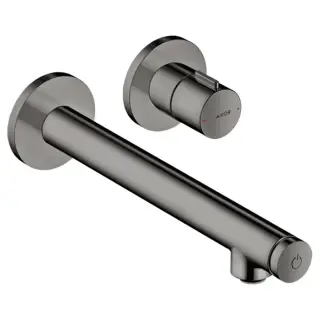 Axor Uno Смеситель для раковины встраиваемый внешняя часть, с д/к, цвет: полированный черный хром 45113330