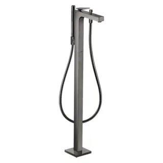 Axor Citterio Смеситель для ванны напольный, с рычаговой рукояткой, цвет: полированный черный хром 39471330