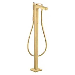 Axor Citterio Смеситель для ванны напольный, однорыч., с рычаговой рукояткой, цвет: шлиф. золото 39471250