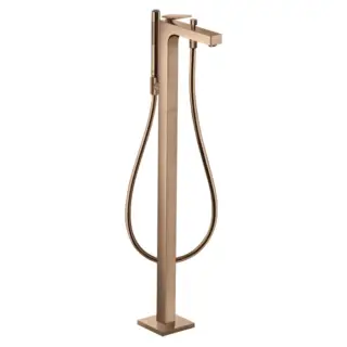 Axor Citterio Смеситель для ванны напольный, с рычаговой рукояткой, цвет: полир. розовое золото 39471300