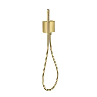Axor Edge Душевой гарнитур: ручной душ 2 режима, держатель, шланг, цвет: полированное золото 46520990
