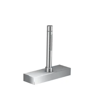 Axor Edge Душевой гарнитур на борт ванны: лейка 2 вида струи, шланг, внешняя часть, цвет: хром 46470000