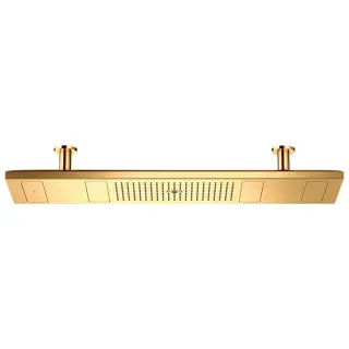 Axor Shower Heaven Верхний душ 120x30 см, 4 вида струи, с подсветкой, цвет: полированное золото 10628990