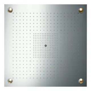 Axor Shower Heaven Верхний душ встраиваемый 97x97 см 3 режима, подсветка, цвет: нержавеющая сталь 10623800