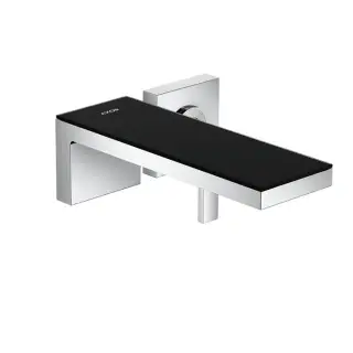 Axor MyEdition Смеситель для раковины встраиваемый внешняя часть, с д/к, цвет: хром/черное стекло 47060600