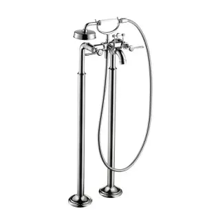 Axor Montreux Смеситель для ванны, напольный, на 2 отв., с ручным душем, цвет: хром 16553000