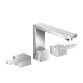 Axor Edge Смеситель для раковины двухвентильный на 3 отверстия с донным клапаном, цвет: хром 46050000