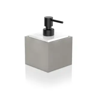 Decor Walther Brownie Дозатор для жидкого мыла, настольный, керамическая колба, цвет: черный 0937249